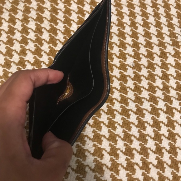 COACH Dark Saddle Wallet - Picture 4 of 5